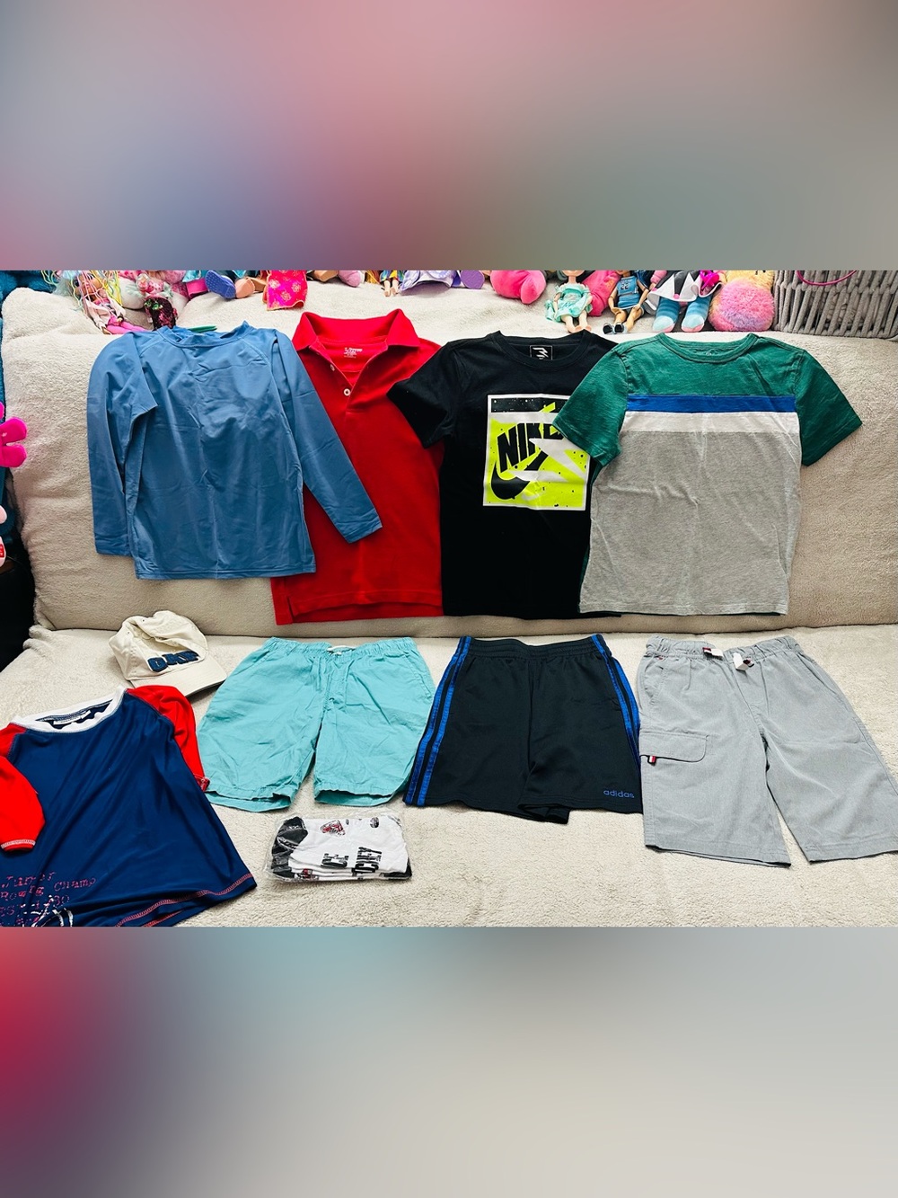 Lot Boys Clothes Tops Shirts Size 8 Years Nike,Adidas,Hilfiger Excellent Conditi